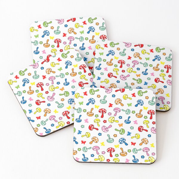 Item preview, Vegan People Life Mushroom Pattern designed and sold by sarodigiart.