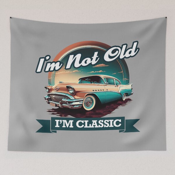 Item preview, Im Not Old Im Classic - Vintage Retro Car designed and sold by Odd World.