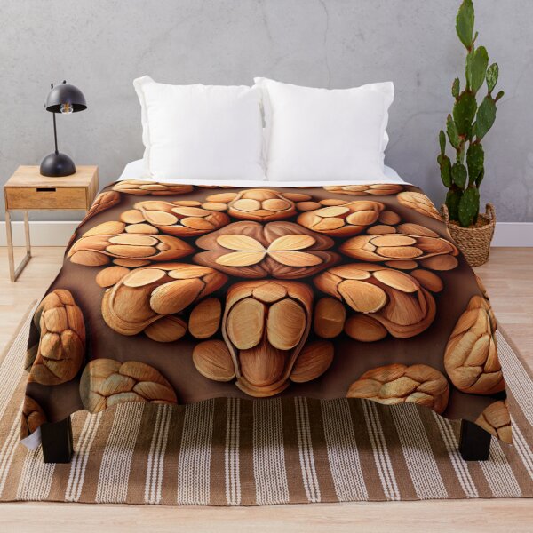 Artikelvorschau, Fun Round Circular Nut Pattern Digital Painting entworfen und verkauft von CodeAndColors.