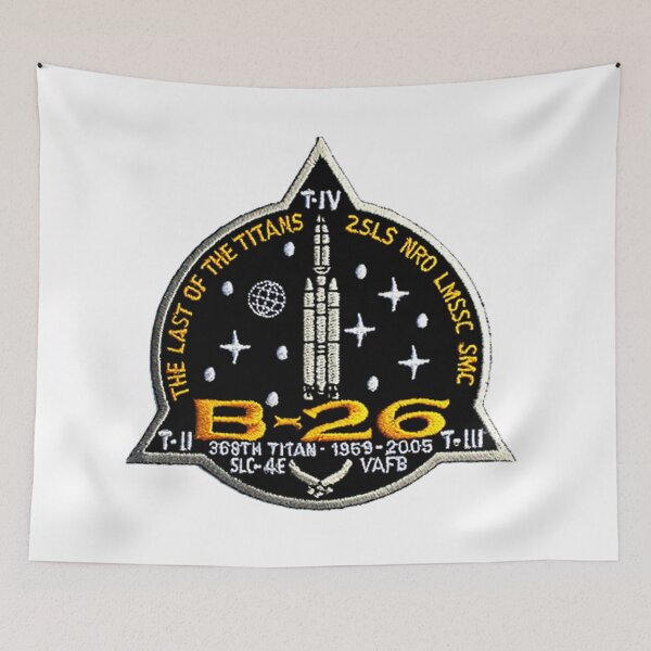 Item preview, NROL-20 Launch Team Crest "Last of the Titans" designed and sold by Nikki SpaceStuffPlus.