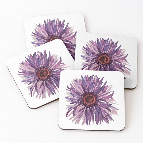 Item preview, Aster/Daisy flower big purple designed and sold by miomercado.