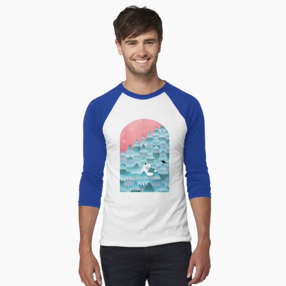 Item preview, Baseball ¾ Sleeve T-Shirt designed and sold by littleclyde.