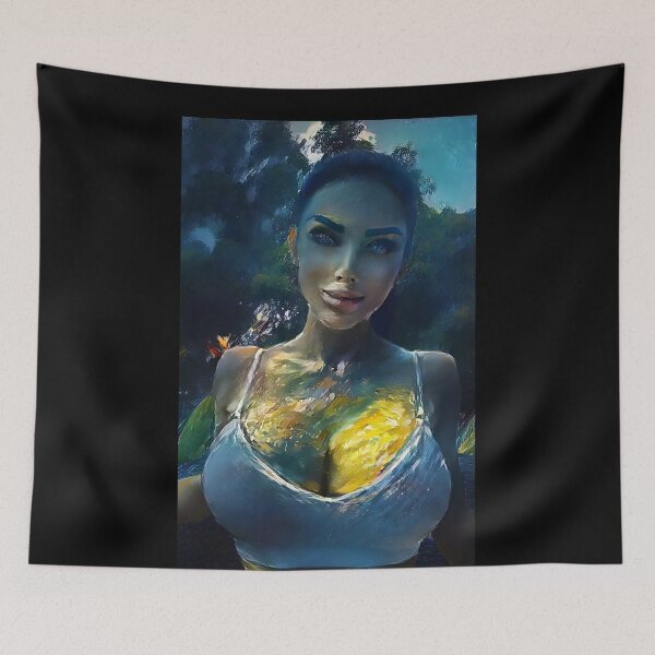Item preview, Bimbo Girl AI Painting Digital Fetish Art designed and sold by Gogmagosh.