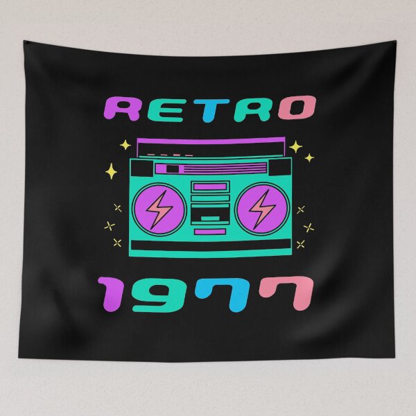 Item preview, 46 Years Old 70s Nostalgia Decorations Funny 1977 Cool 46th Birthday designed and sold by CoolCreative.