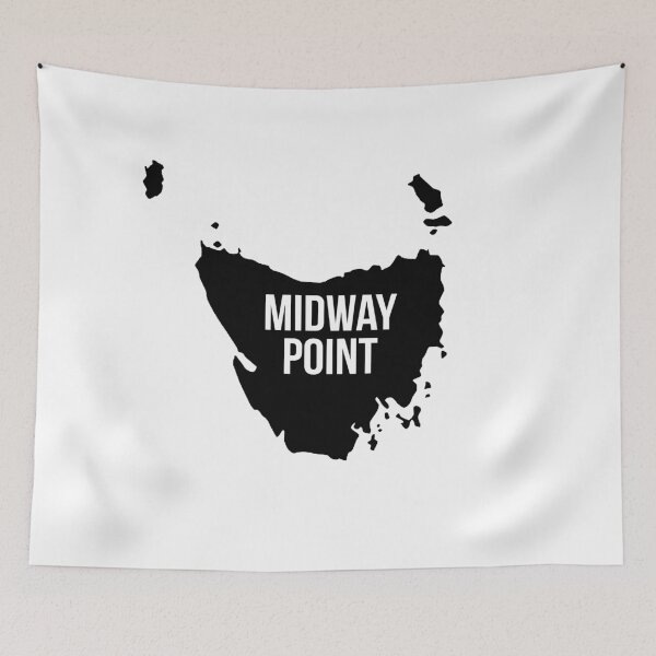 Item preview, Midway Point, Australia Silhouette designed and sold by CartoCreative.