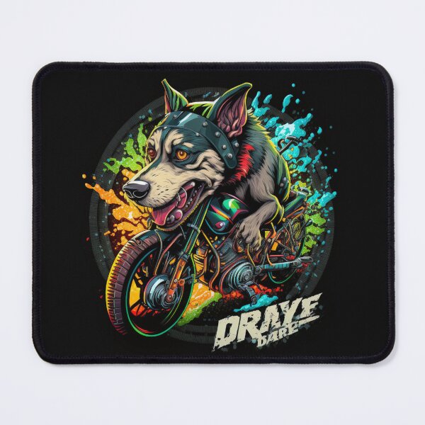 Item preview, Dog on motorbike designed and sold by Kiraslife.