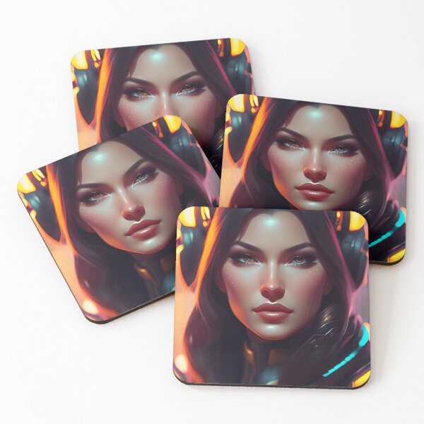 Item preview, Futuristic Diva Girl in Tech Wear designed and sold by MotionWaves.