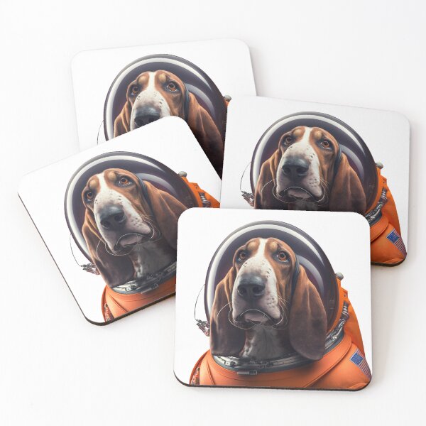 Item preview, Basset Hound Dog astronaut designed and sold by PurpleHydrogen.