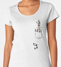 POCKET PANDAS Women's Premium T-Shirt