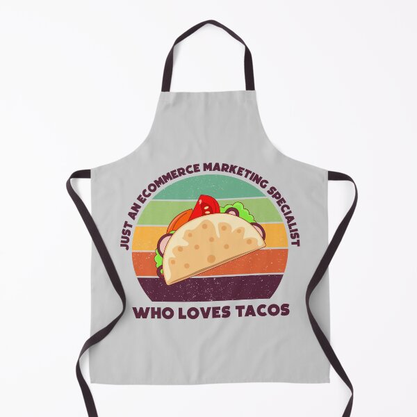 Item preview, Just an Ecommerce marketing specialist who loves tacos, dark text, funny food lovers Ecommerce marketing specialist, marketing department, humor, joke, meme, tacos lover, foodie worker, mexican food  designed and sold by SGS-.