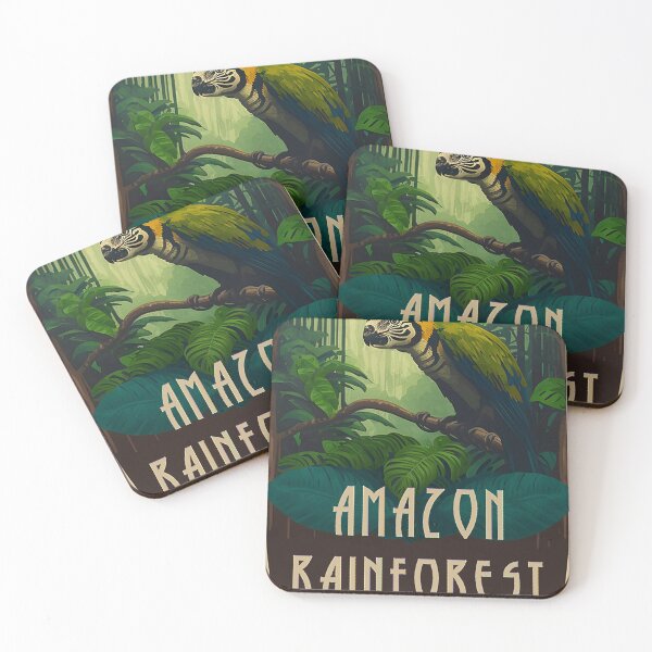 Item preview, Amazon Rainforest Vintage Travel Art Poster designed and sold by OldTravelArt.