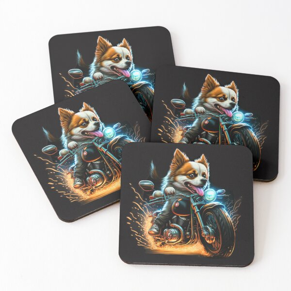 Item preview, Dog on motorbike designed and sold by Kiraslife.