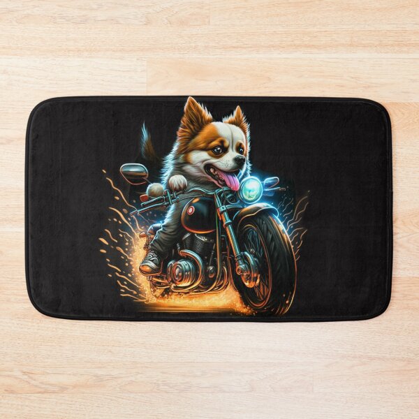 Item preview, Dog on motorbike designed and sold by Kiraslife.