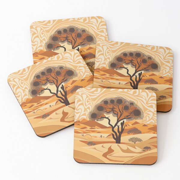 Item preview, Detailed Anime Desert Modern Pattern Digital Painting designed and sold by CodeAndColors.
