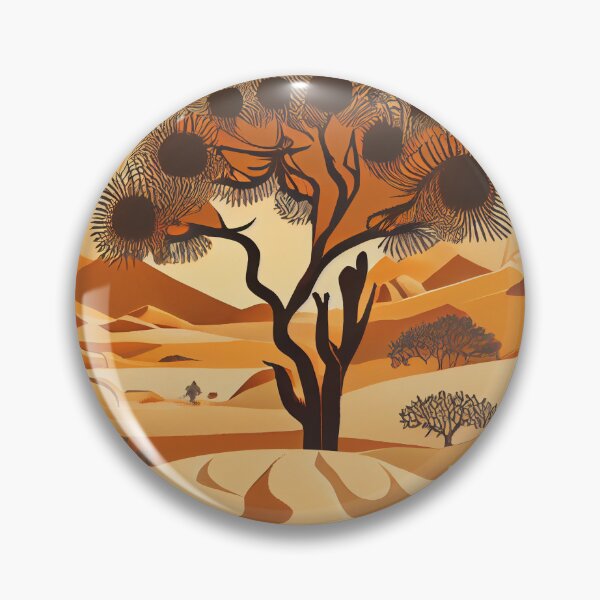 Item preview, Detailed Anime Desert Modern Pattern Digital Painting designed and sold by CodeAndColors.