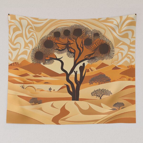 Item preview, Detailed Anime Desert Modern Pattern Digital Painting designed and sold by CodeAndColors.