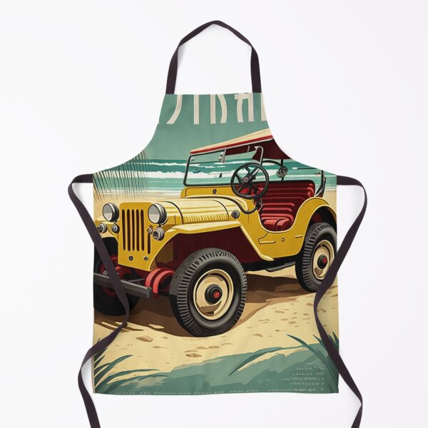 Item preview, Australia Beach Buggy Vintage Travel Art Poster designed and sold by OldTravelArt.