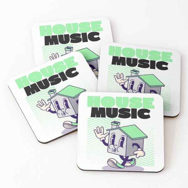 Item preview, HOUSE MUSIC  - Character (Green/Black) designed and sold by Discothreadz.
