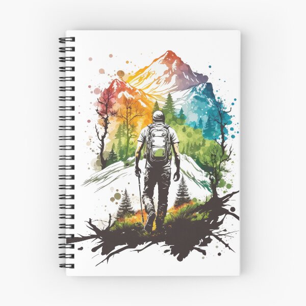 Item preview, Hiking in the Mountains designed and sold by Paterrr.