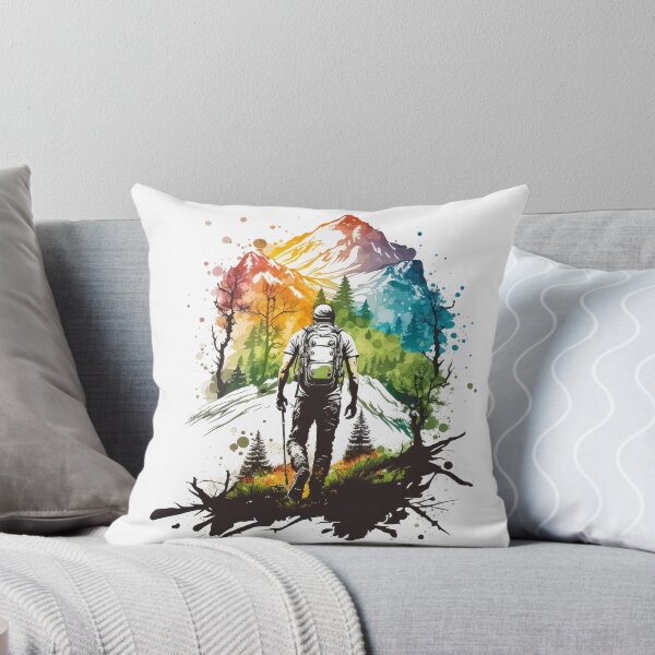 Item preview, Hiking in the Mountains designed and sold by Paterrr.