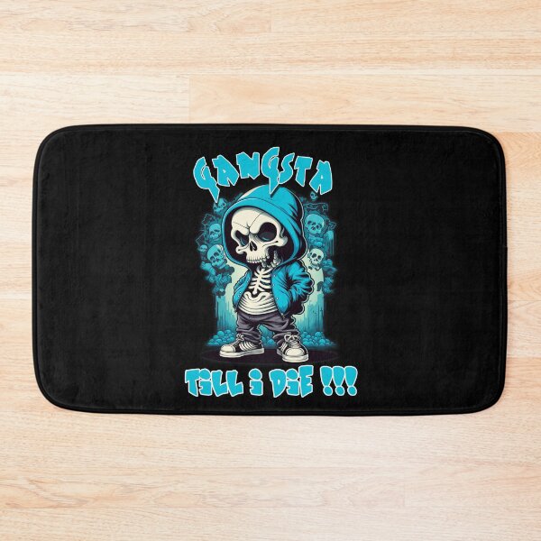 Item preview, Gangsta Till I Die - Thug Life Hip Hop Skeleton Rapper designed and sold by Top Seller ⭐⭐⭐⭐⭐ 5/5.