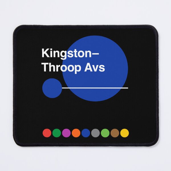 Item preview, Kingston - Throop Avenues - Bedford-Stuyvesant, Brooklyn, New York Subway designed and sold by ClickForMore.