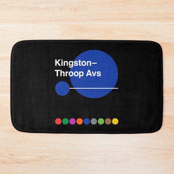 Item preview, Kingston - Throop Avenues - Bedford-Stuyvesant, Brooklyn, New York Subway designed and sold by ClickForMore.