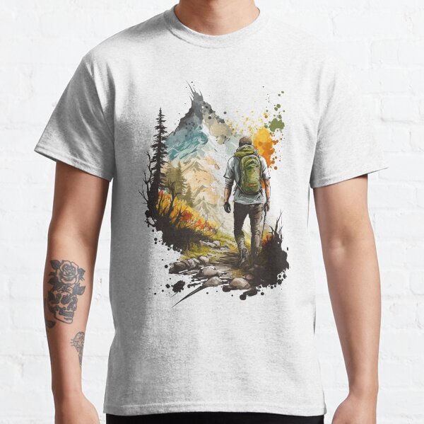 Vista previa del artículo con la obra «Escalando en las montañas», diseñado y vendido por Paterrr.