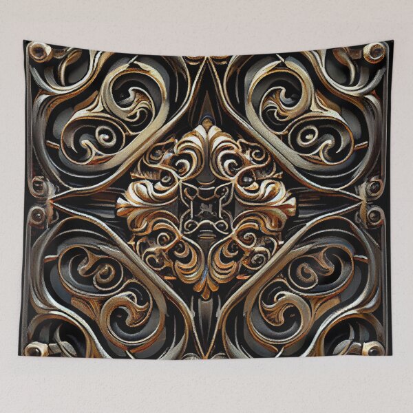 Item preview, Cool Balanced Baroque Divine Basic Industrial Pattern Digital Painting designed and sold by CodeAndColors.