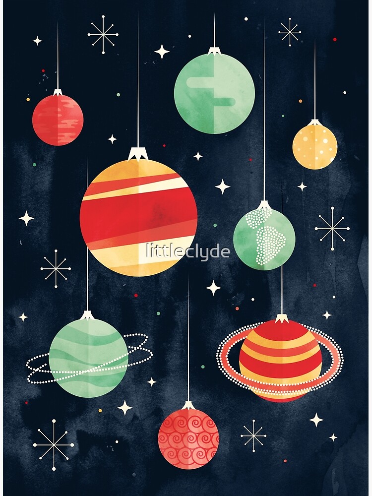 Thumbnail 2 of 2, Greeting Card, Joy to the Universe designed and sold by littleclyde.