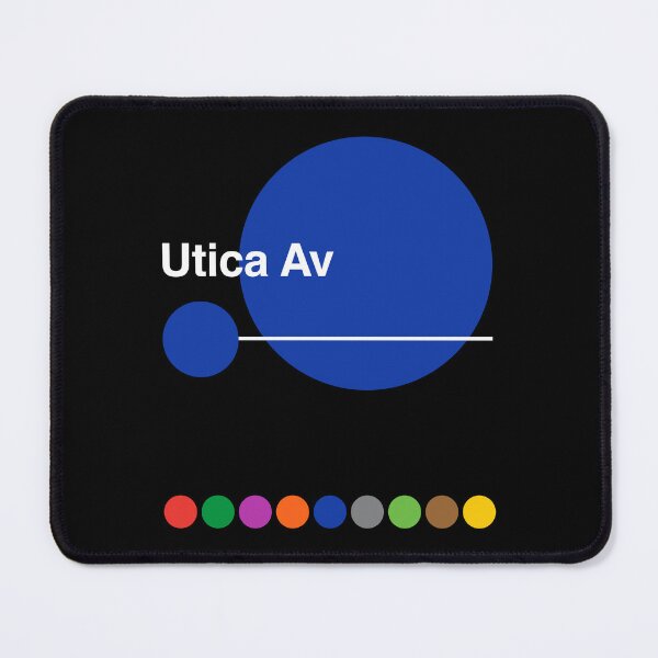 Item preview, Utica Avenue - Bedford-Stuyvesant, Brooklyn, New York Subway designed and sold by ClickForMore.