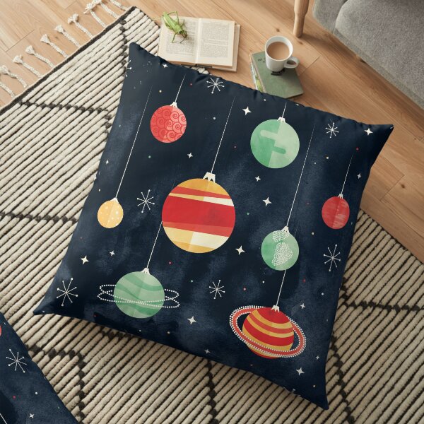 Joy to the Universe Floor Pillow
