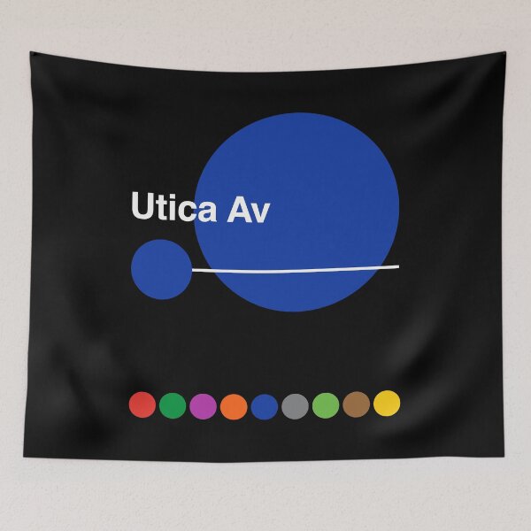 Item preview, Utica Avenue - Bedford-Stuyvesant, Brooklyn, New York Subway designed and sold by ClickForMore.