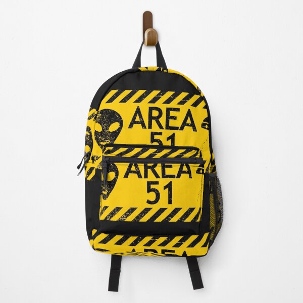 Item preview, area 51 alien warning sign designed and sold by Panda Art.