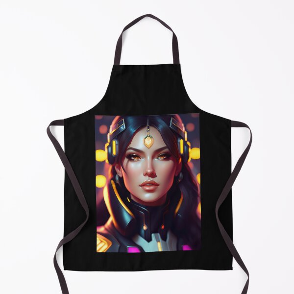 Item preview, Futuristic Diva Girl in Tech Wear designed and sold by MotionWaves.