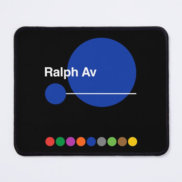 Item preview, Ralph Avenue - Ocean Hill / Bedford-Stuyvesant, Brooklyn, New York Subway designed and sold by ClickForMore.