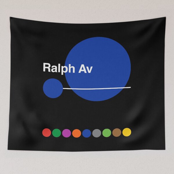 Item preview, Ralph Avenue - Ocean Hill / Bedford-Stuyvesant, Brooklyn, New York Subway designed and sold by ClickForMore.