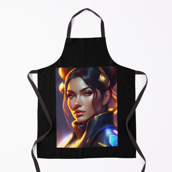 Item preview, Futuristic Diva Girl in Tech Wear designed and sold by MotionWaves.