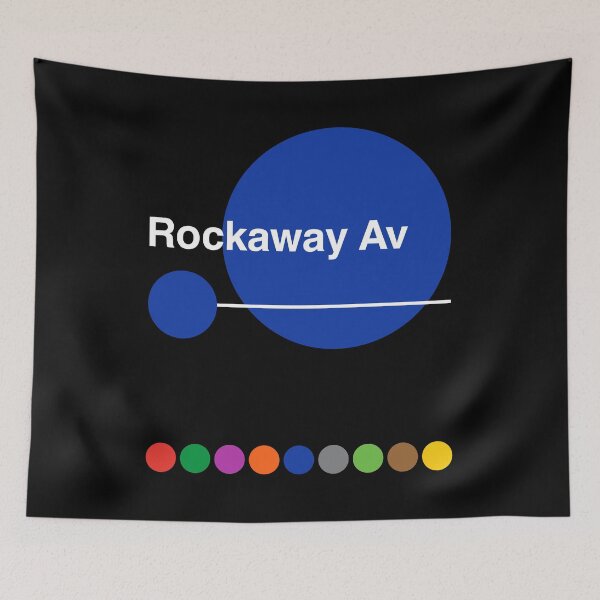 Item preview, Rockaway Avenue - Ocean Hill / Bedford-Stuyvesant, Brooklyn, New York Subway designed and sold by ClickForMore.