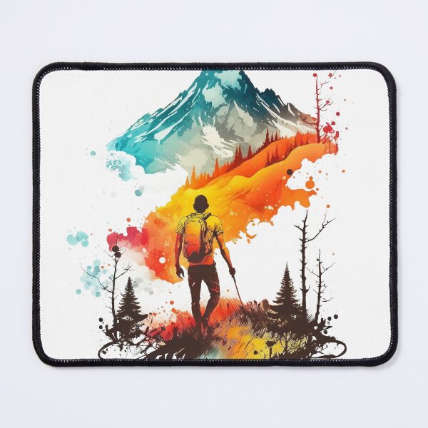 Item preview, Hiking in the Mountains designed and sold by Paterrr.