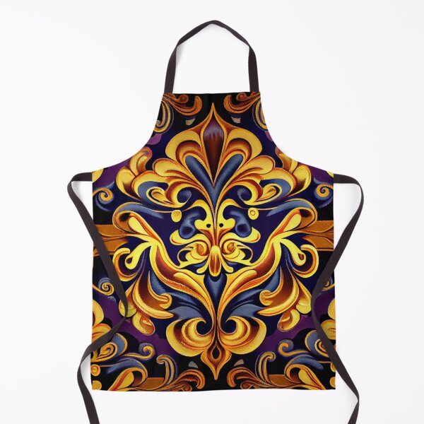 Item preview, Three Dimensional Contemporary Happy Flat Baroque Pattern Digital Painting designed and sold by CodeAndColors.