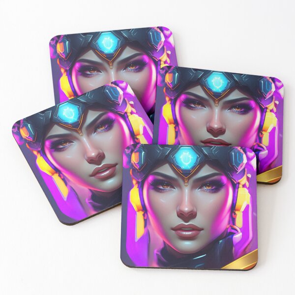 Item preview, Futuristic Diva Girl in Tech Wear designed and sold by MotionWaves.