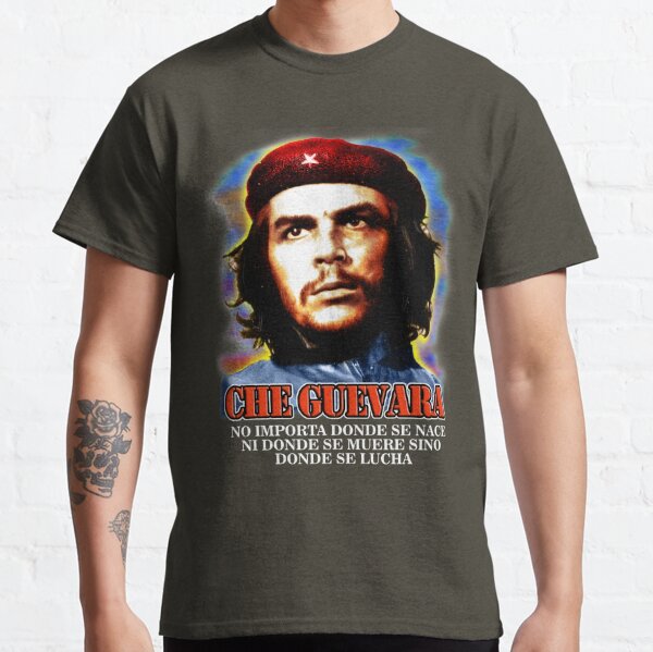 Original Che Guevara T Shirt Men Brand Famous Short Sleeved T-Shirt Red  Star Printed Fitness Cotton Swag Tee Shirts