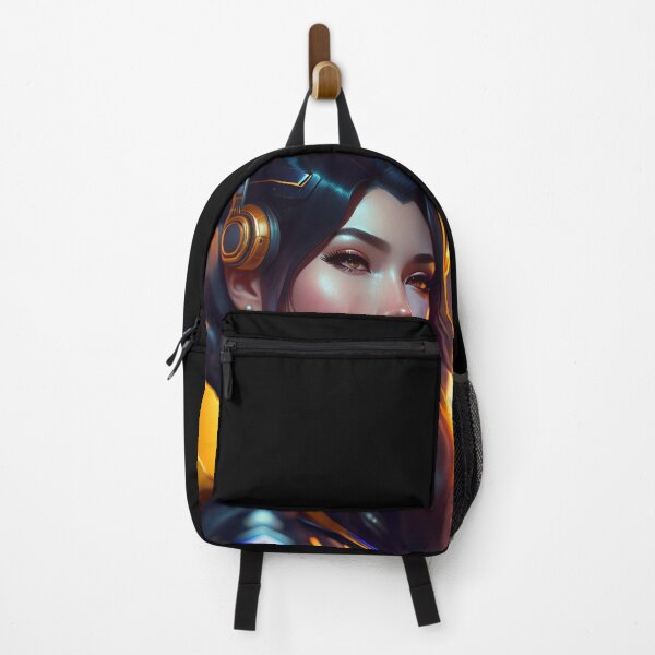 Item preview, Futuristic Diva Girl in Tech Wear designed and sold by MotionWaves.