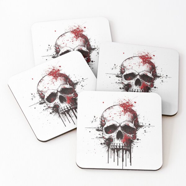 Item preview, Bloody Skull - Macabre Design designed and sold by Artivisimo.