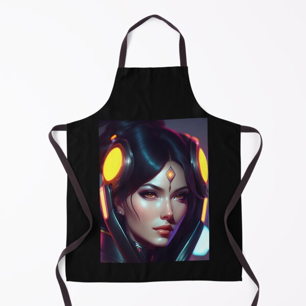 Item preview, Futuristic Diva Girl in Tech Wear designed and sold by MotionWaves.