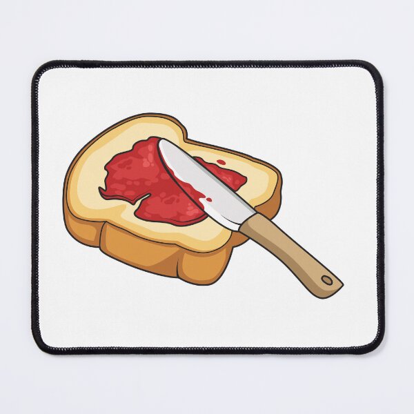 Item preview, Bread & jam cartoon illustration designed and sold by Misscartoon.