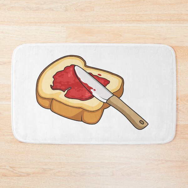 Item preview, Bread & jam cartoon illustration designed and sold by Misscartoon.