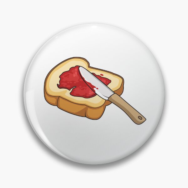 Item preview, Bread & jam cartoon illustration designed and sold by Misscartoon.