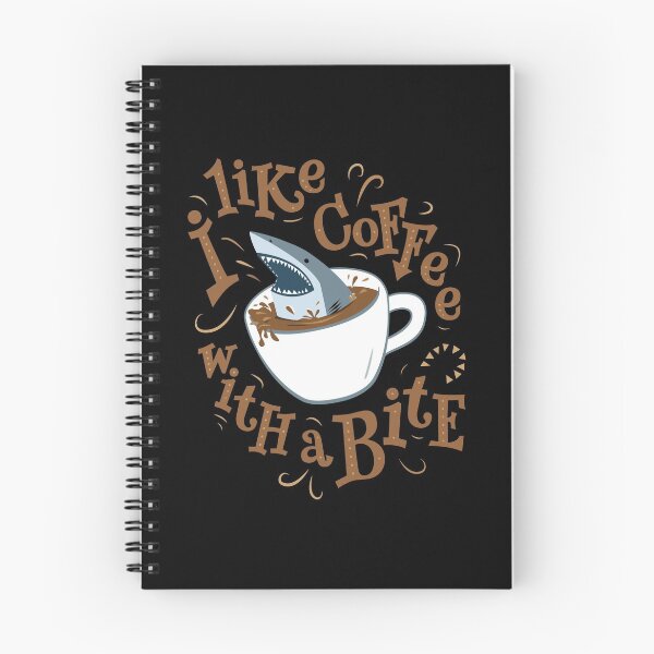 Item preview, I Like Coffee with a Bite - Shark designed and sold by propellerhead.